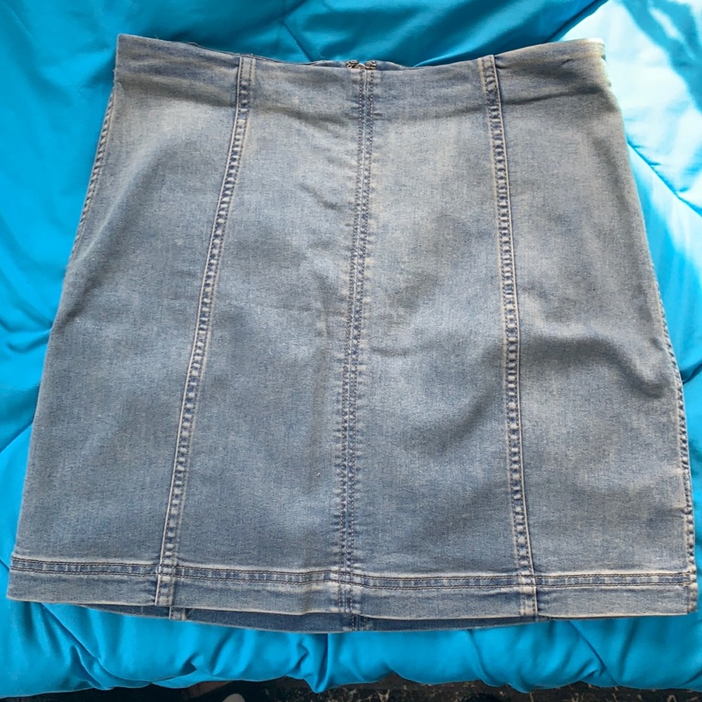 Free people Jean skirt